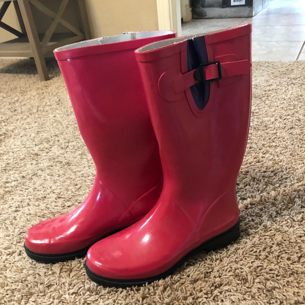 Pink Rain Boots